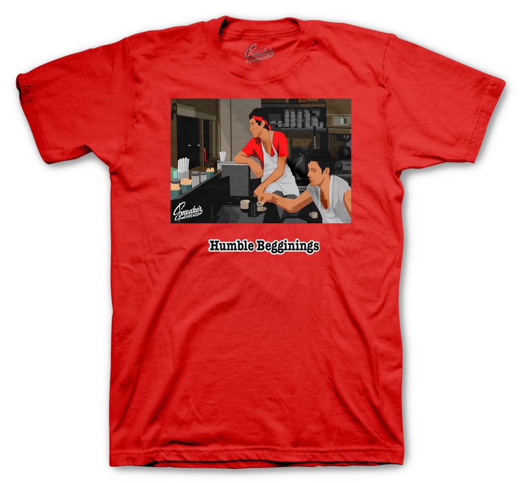 Retro 4 Fire Red Humble Beginnings Shirt