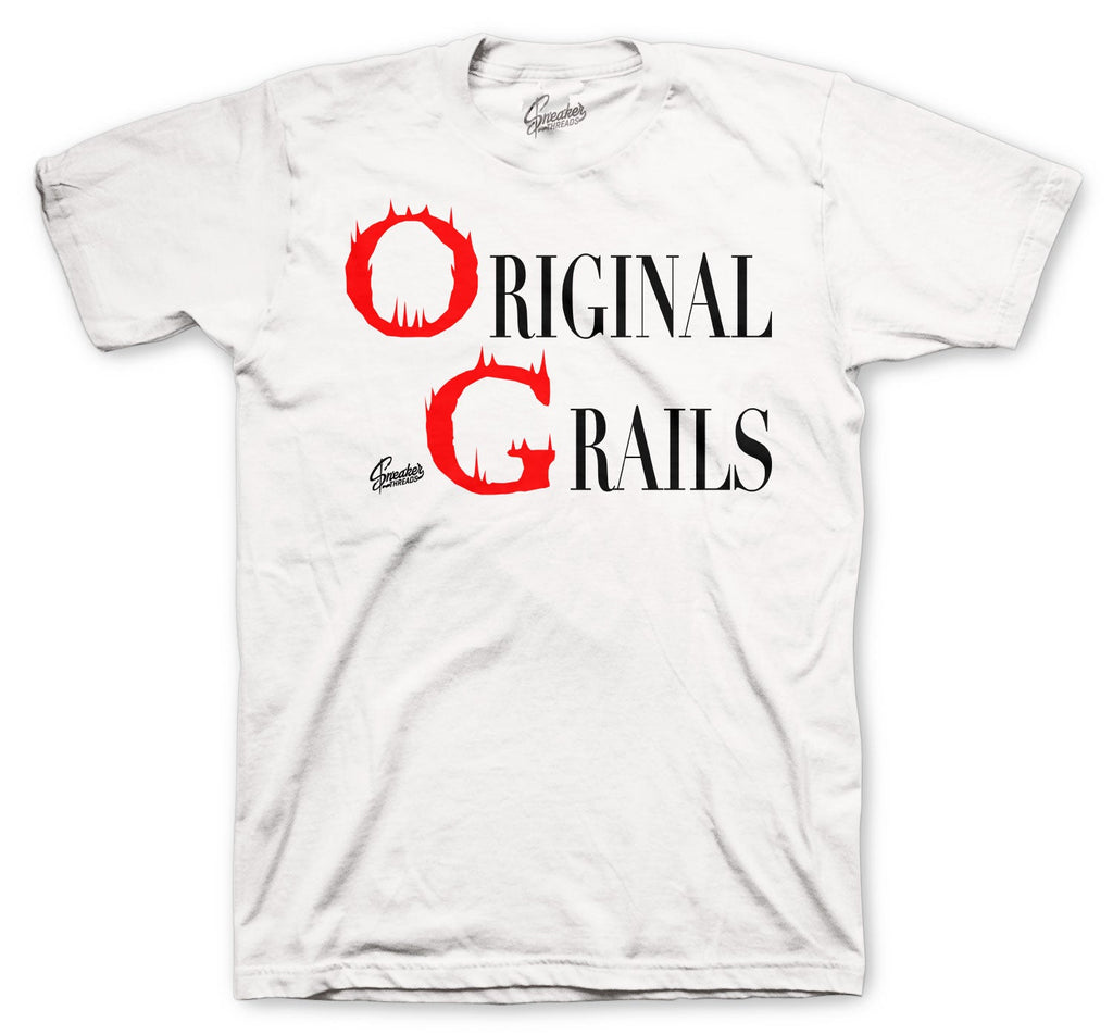 Retro 4 Fire Red Grails Shirt