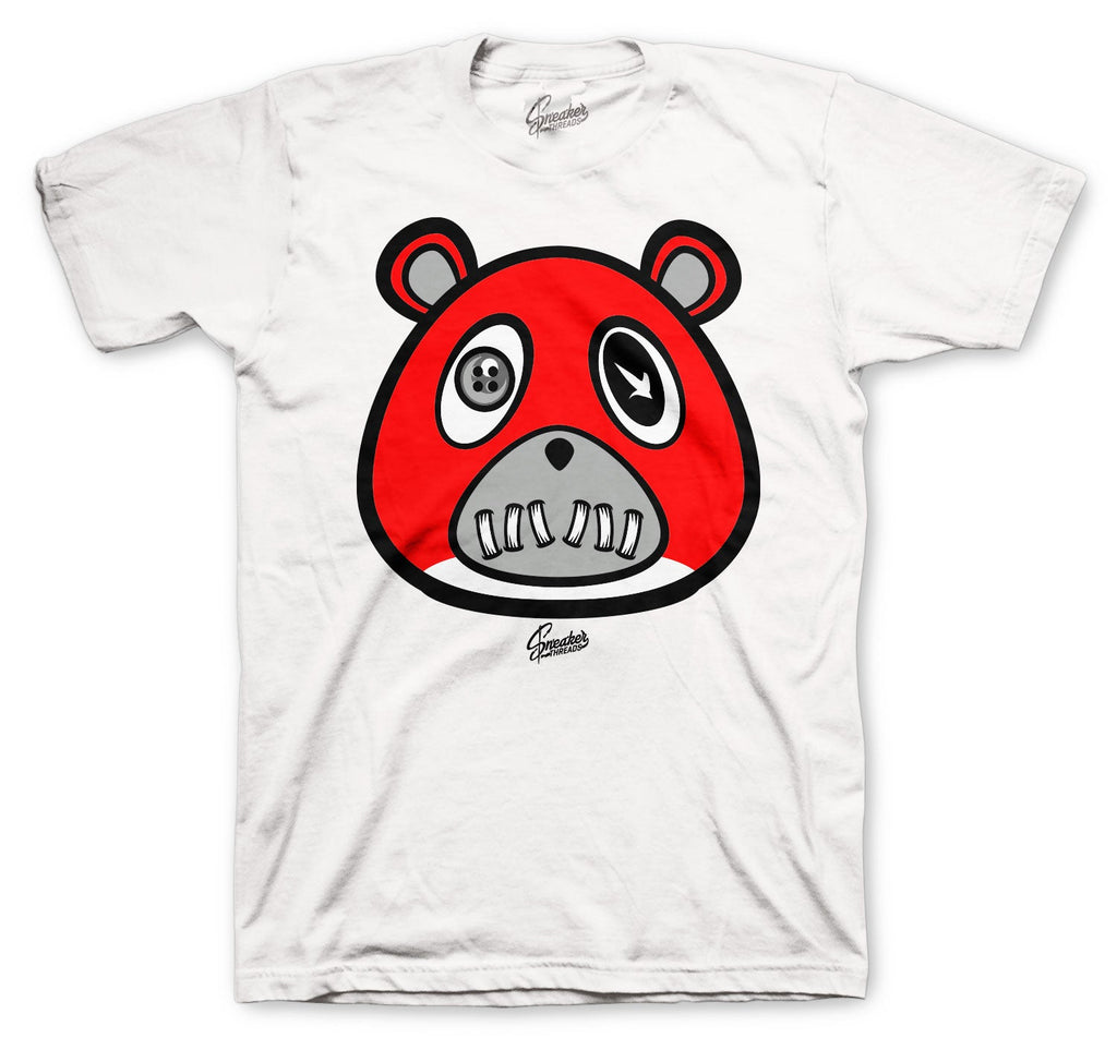 Retro 4 Fire Red ST Bear Shirt