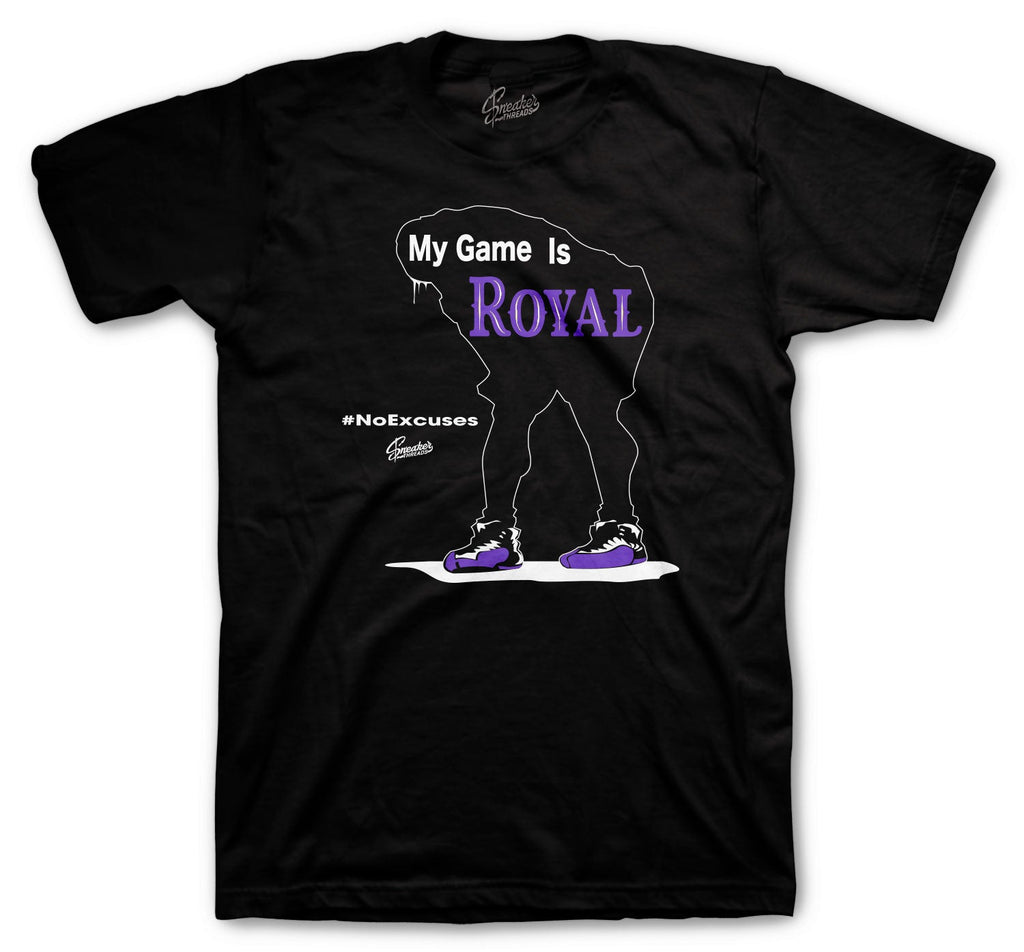 Retro 12 Dark Concord No Excuses Shirt