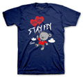 Foamposite Blue Void Money Over Love Shirt