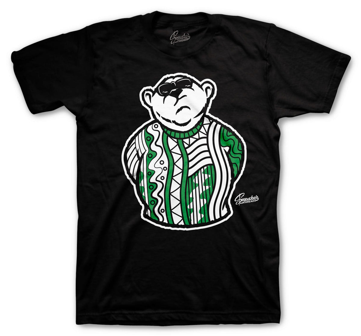 Retro 13 Lucky Green BIG Bear Shirt