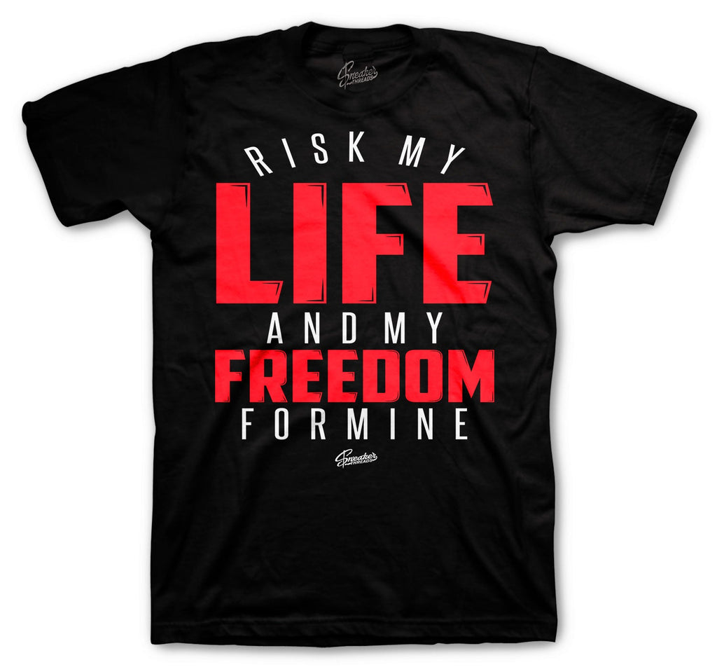 Retro 4 Fire Red My Life Shirt