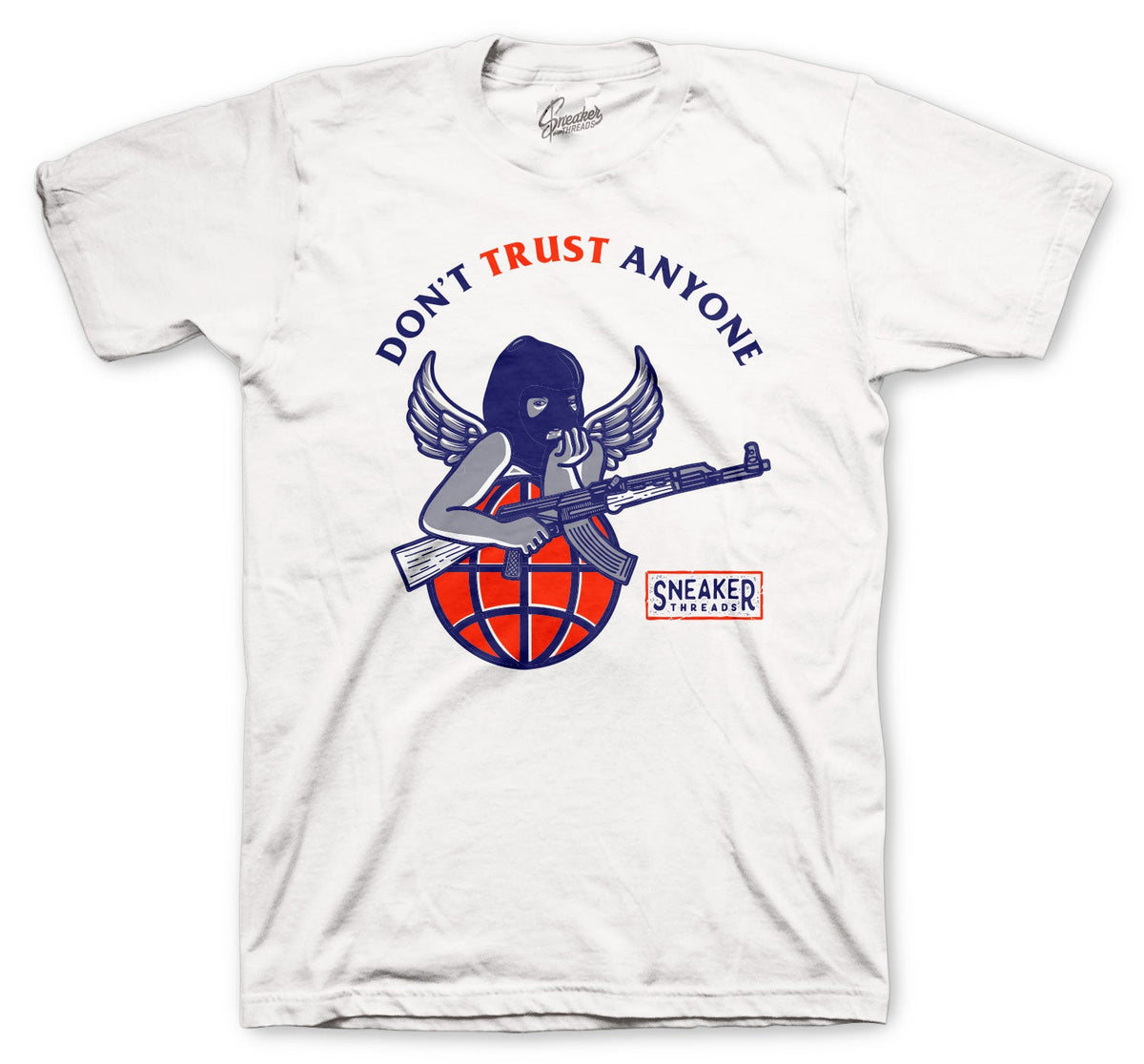 Foamposite Blue Void Angel Trust Shirt