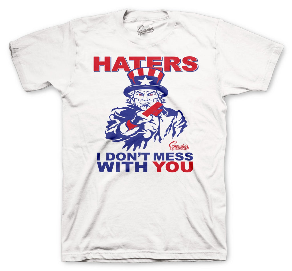 Foamposite Blue Void Uncle Sam Shirt