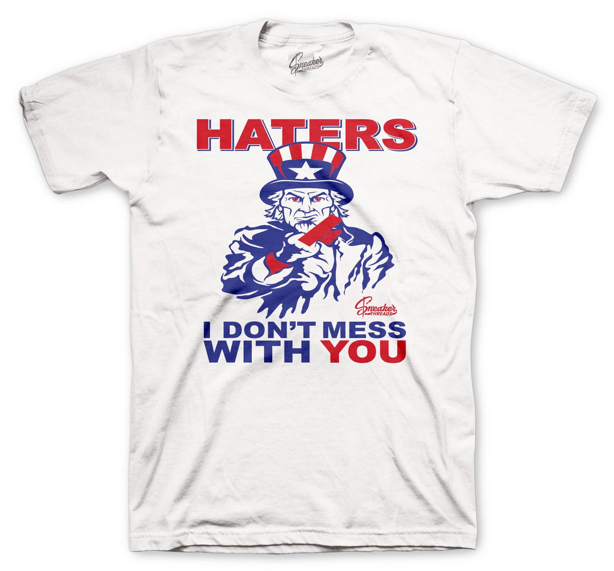 Foamposite Blue Void Uncle Sam Shirt
