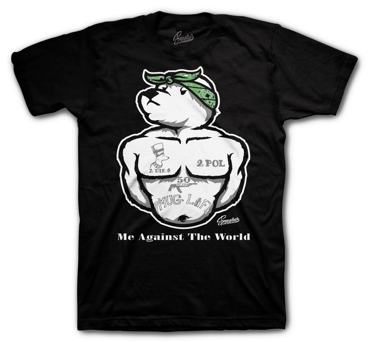 Retro 1 Zen Green Pac Bear Shirt