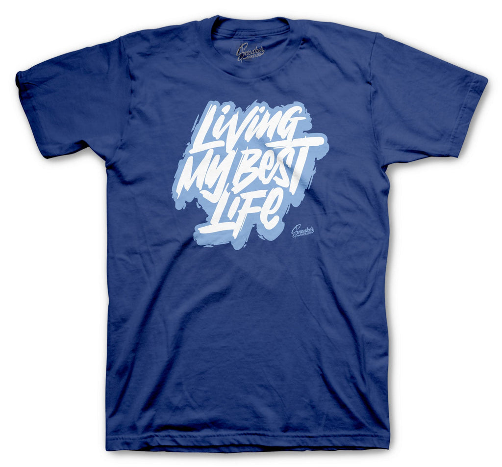 Retro 12 Indigo Living Life Shirt