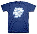 Retro 12 Indigo Living Life Shirt