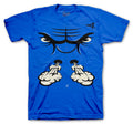 Retro 3 Blue Cement Bull Face Shirt