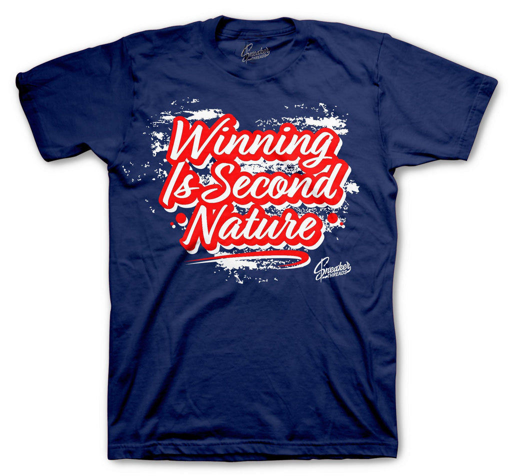 Foamposite Blue Second Nature Shirt