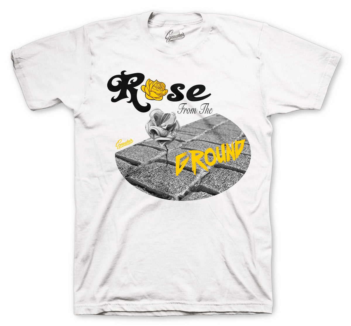 Retro 3 Laser Orange Rose From Ground Shirt