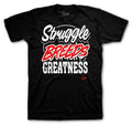 Retro 4 Fire Red Struggle Breeds Shirt