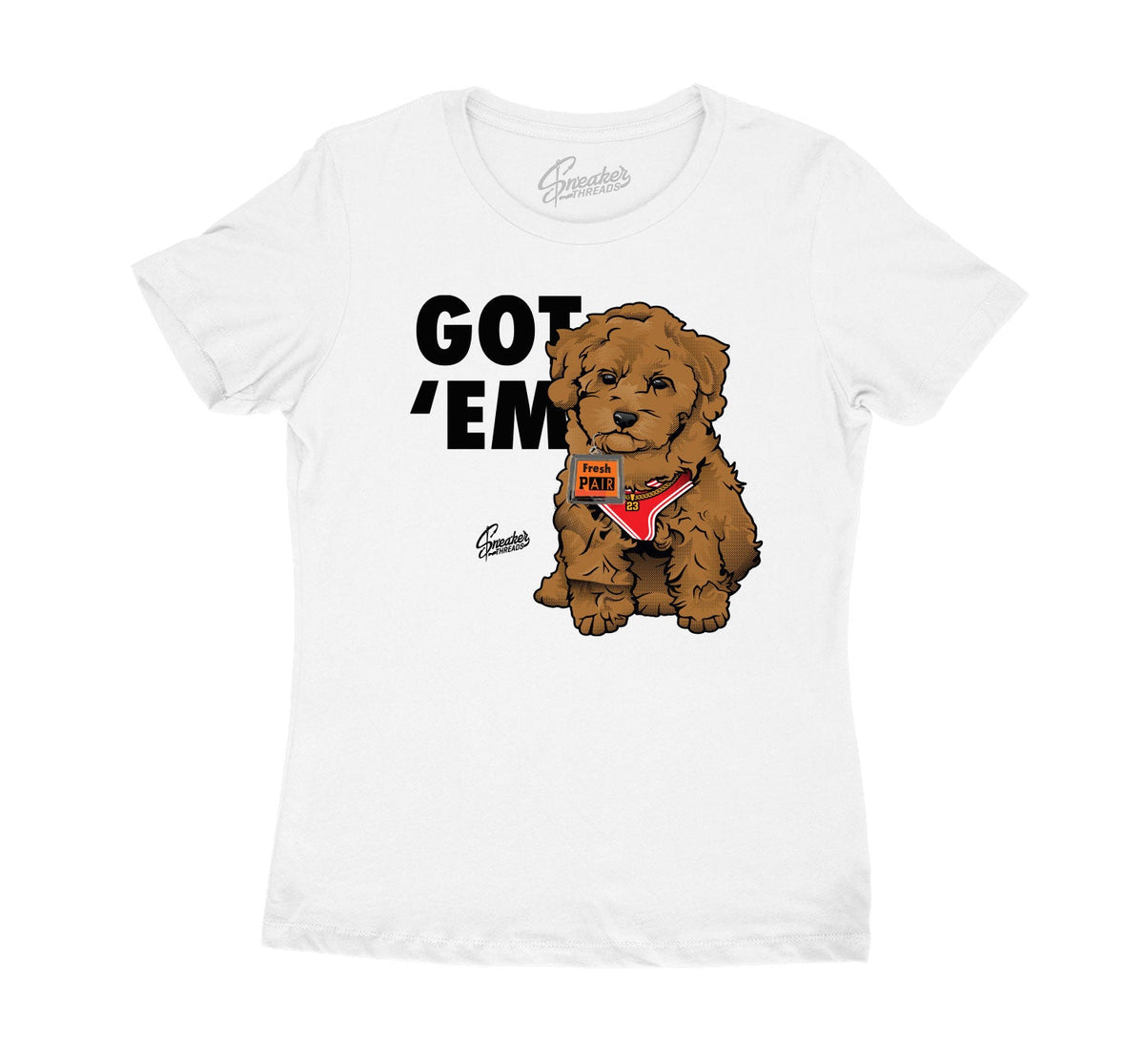 Womens - Fire Red 4 Got Em Shirt