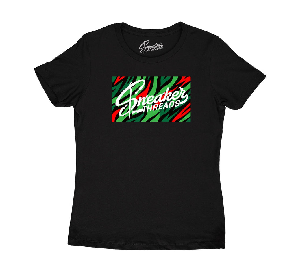 Womens - Lucky Green 1 ST Zebra Box Shirt