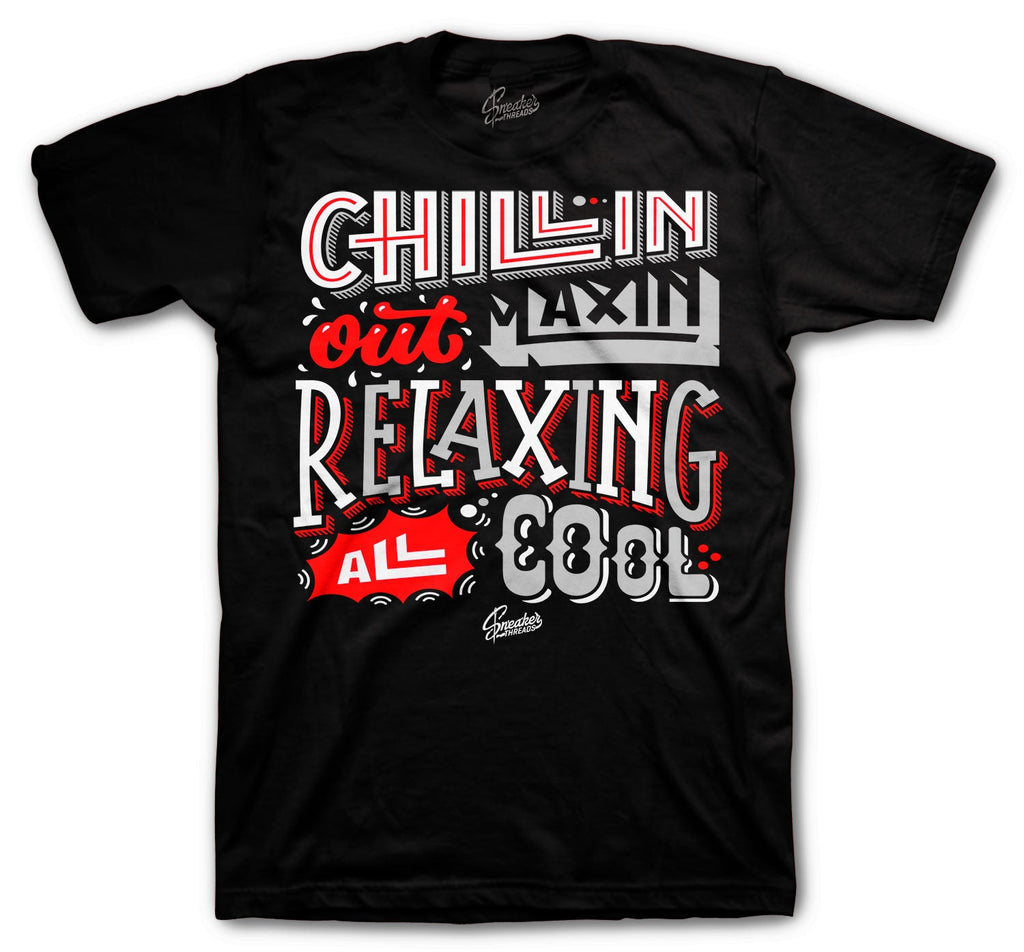 Retro 4 Fire Red Chillin Shirt