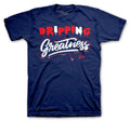 Foamposite Blue Dripping Greatness Shirt