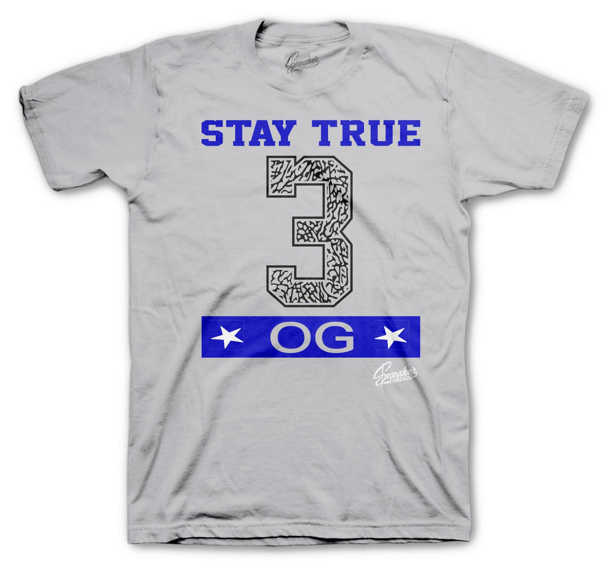 Retro 3 Blue Cement Stay True Shirt