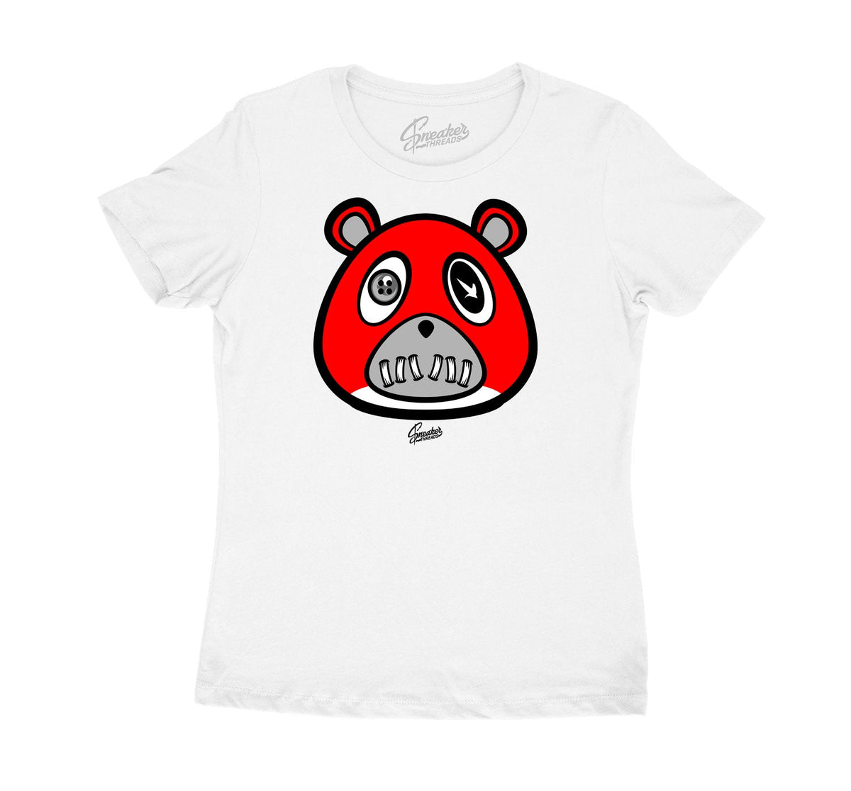 Womens - Fire Red 4 ST Bear Shirt