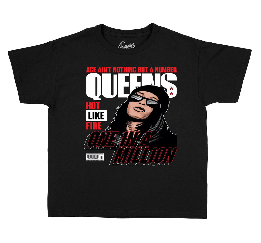 Kids - Fire Red 4 Queens of Millions Shirt