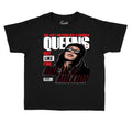 Kids - Fire Red 4 Queens of Millions Shirt