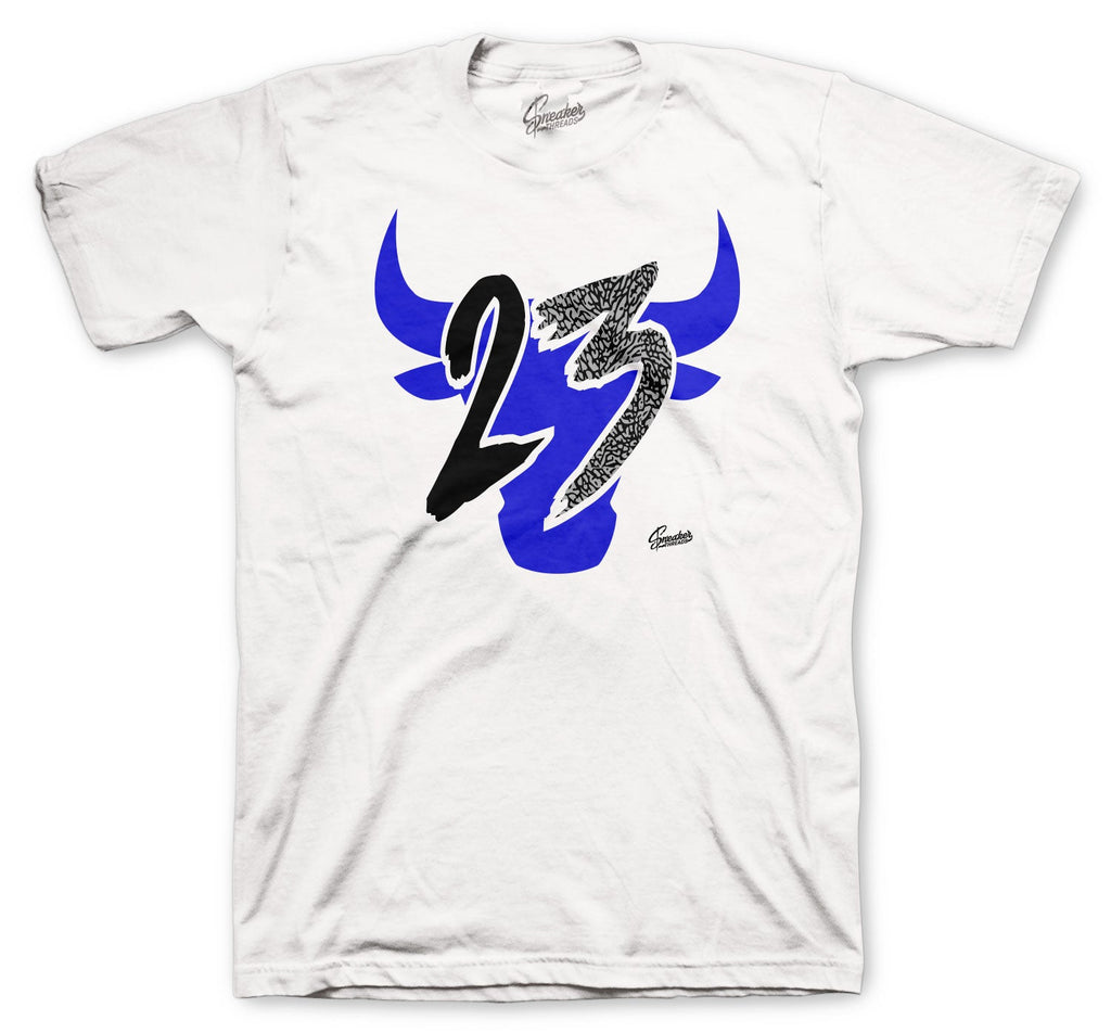 Retro 3 Blue Cement Toro Shirt