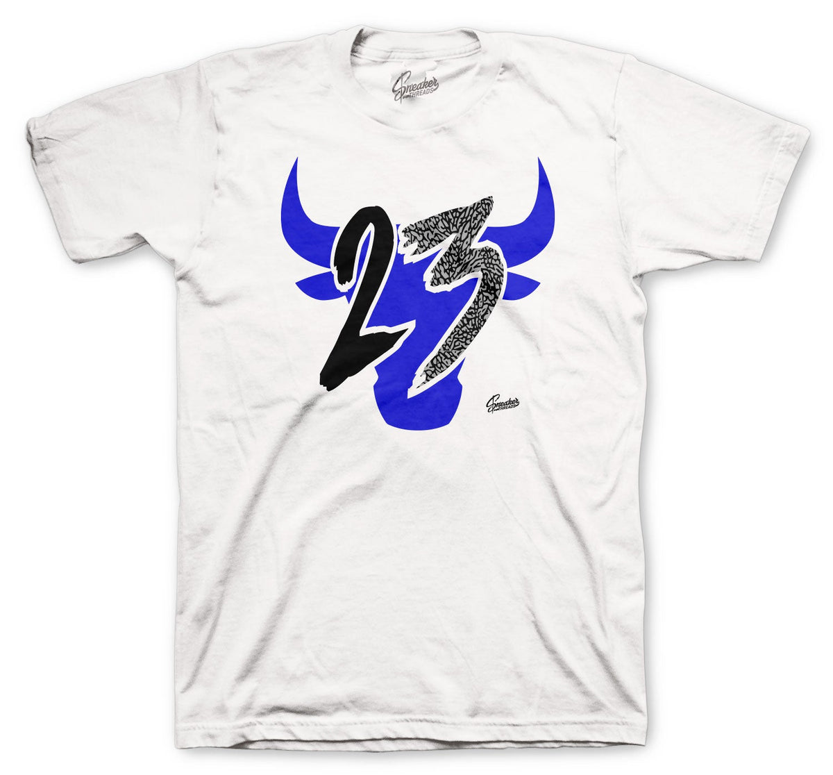 Retro 3 Blue Cement Toro Shirt