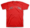 Retro 4 Fire Red Stitched Shirt