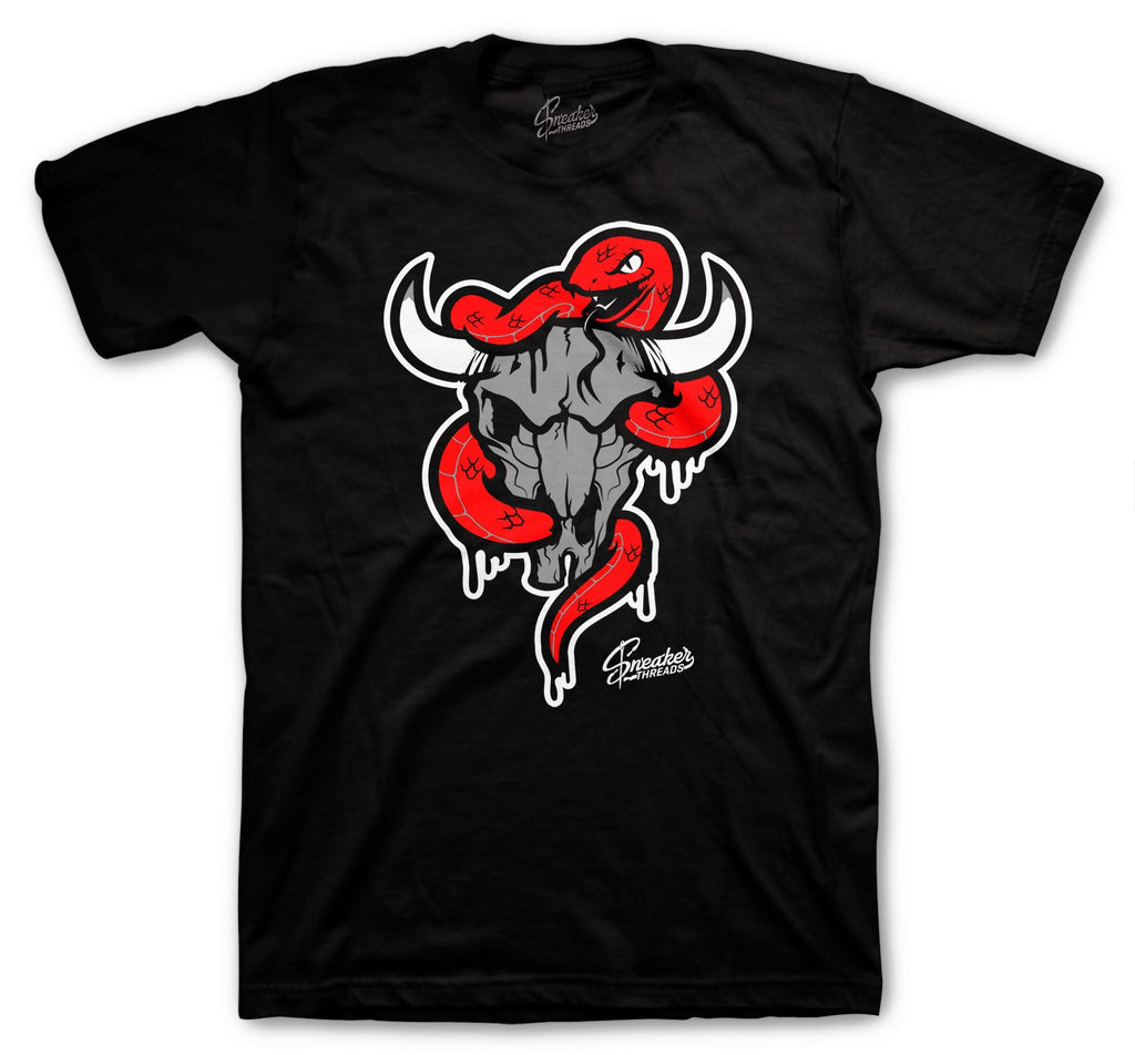 Retro 1 Satin Snake Bull Snake Shirt