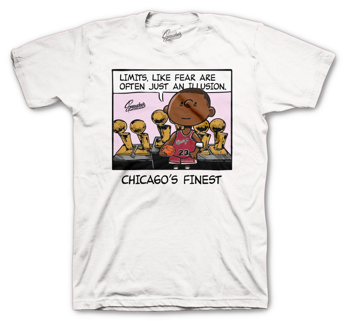 Retro 5 Pink Foam Finest Peanut Shirt