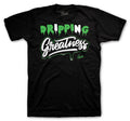 Retro 13 Lucky Green Drip Greatness Shirt