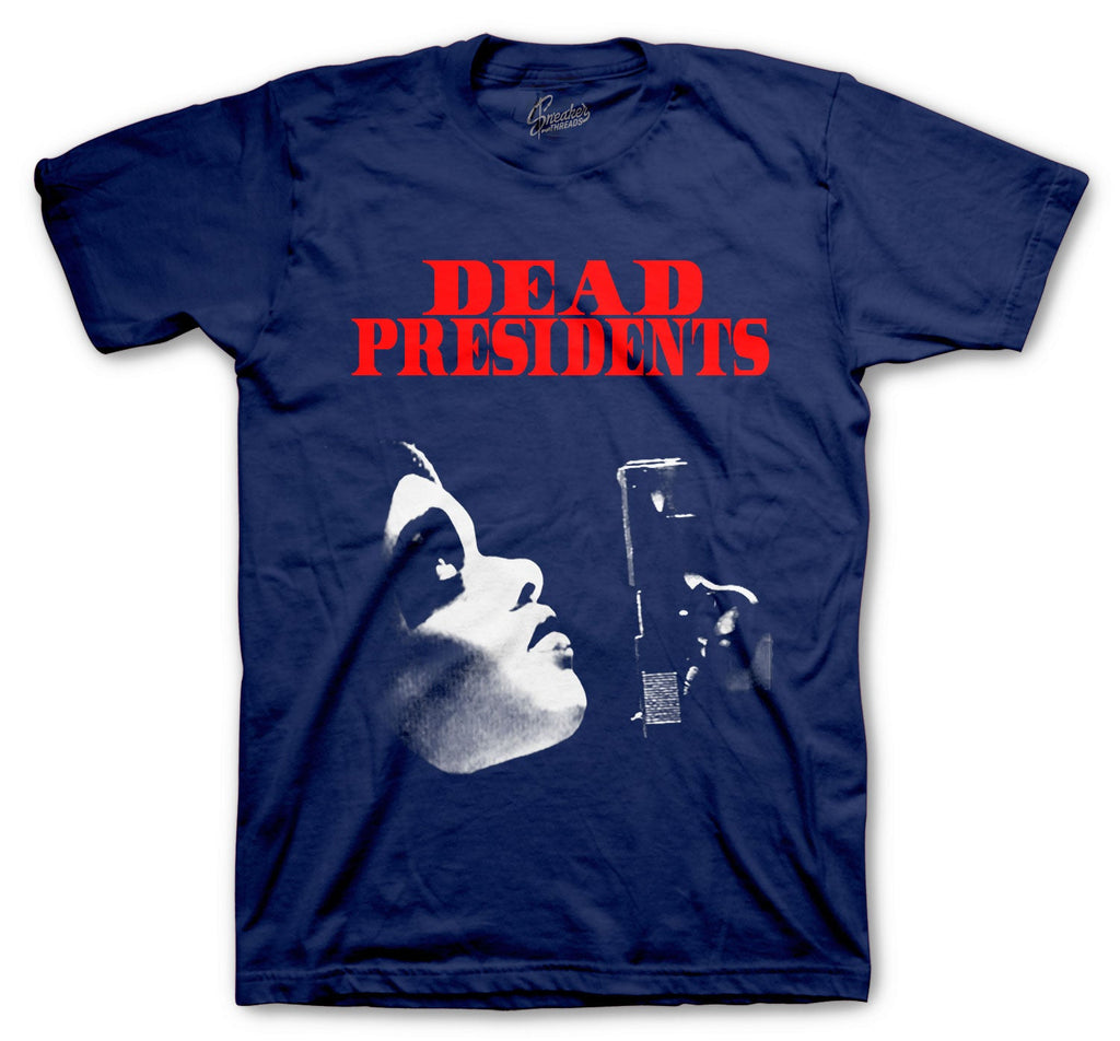 Foamposite Blue Dead Pres Shirt