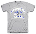 Retro 3 Blue Cement Wavy Shirt