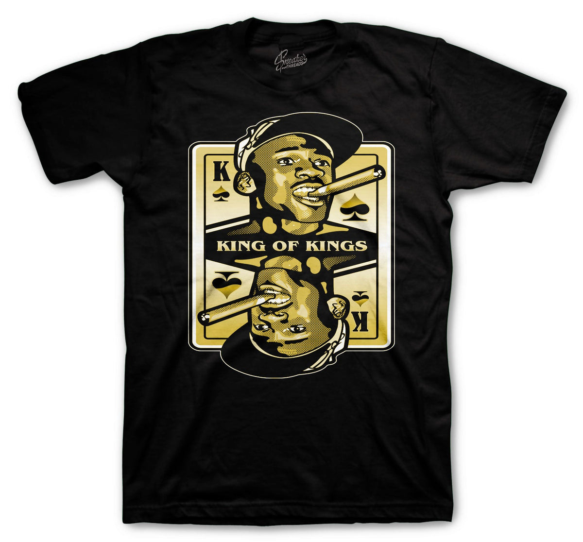 Retro 1 Black Gold King Of Kings Shirt