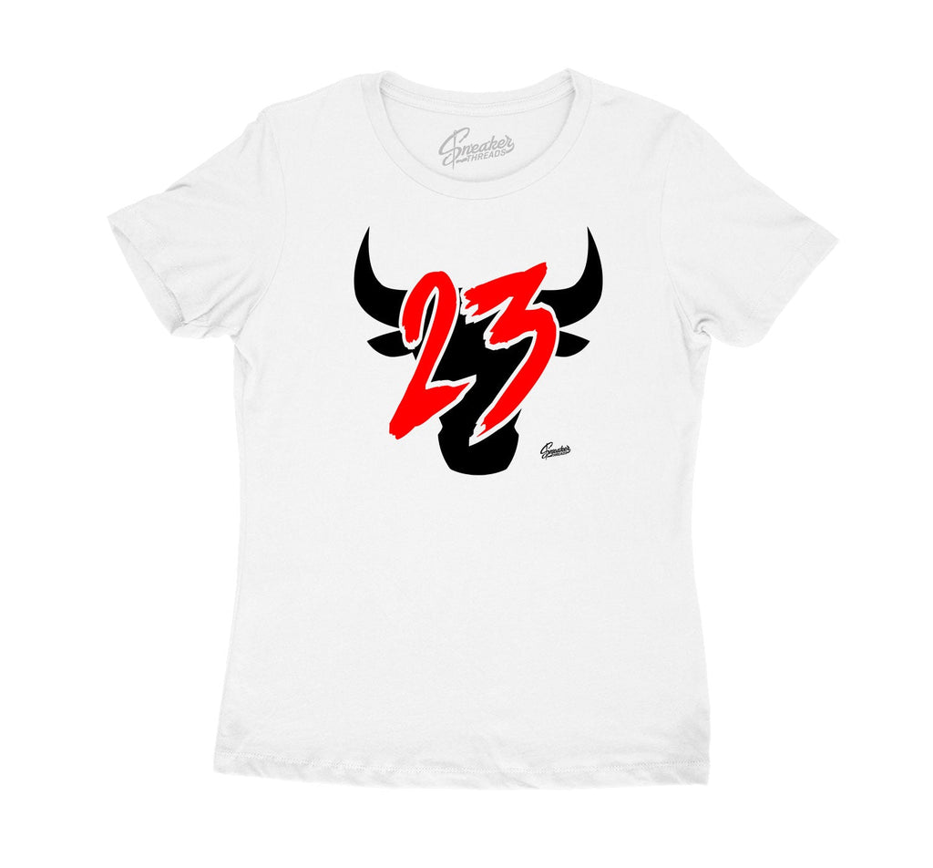 Womens - Fire Red 4 Toro Shirt