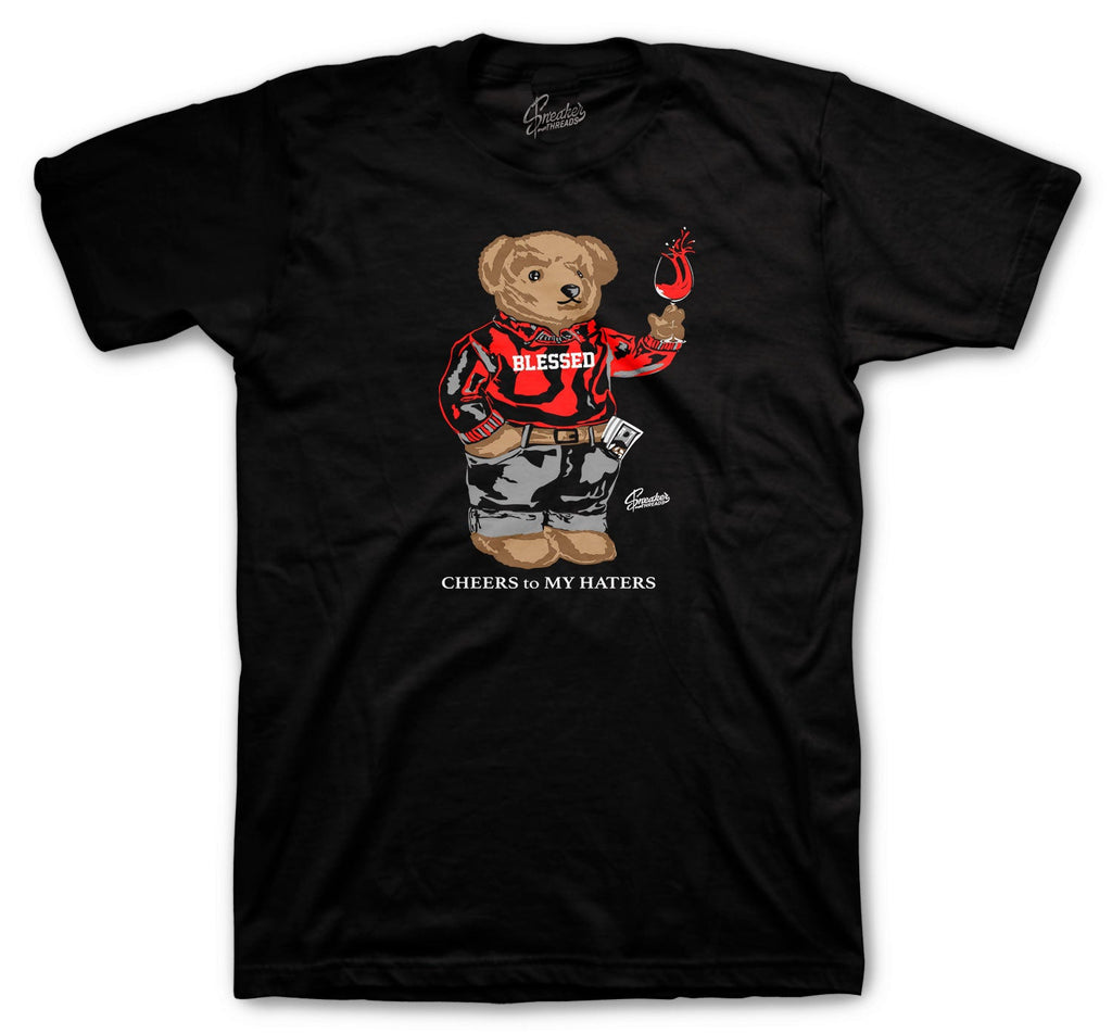 Retro 4 Fire Red Cheers Bear Shirt