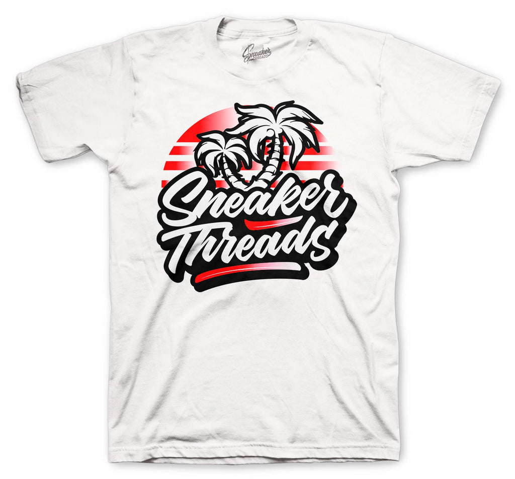 Retro 4 Fire Red ST Palms Shirt