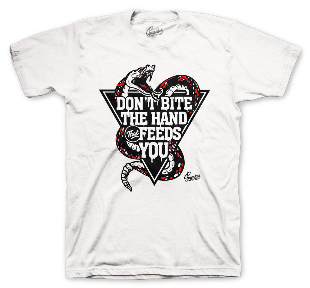 Retro 1 Satin Snake Sports Hand that Feeds Shirt