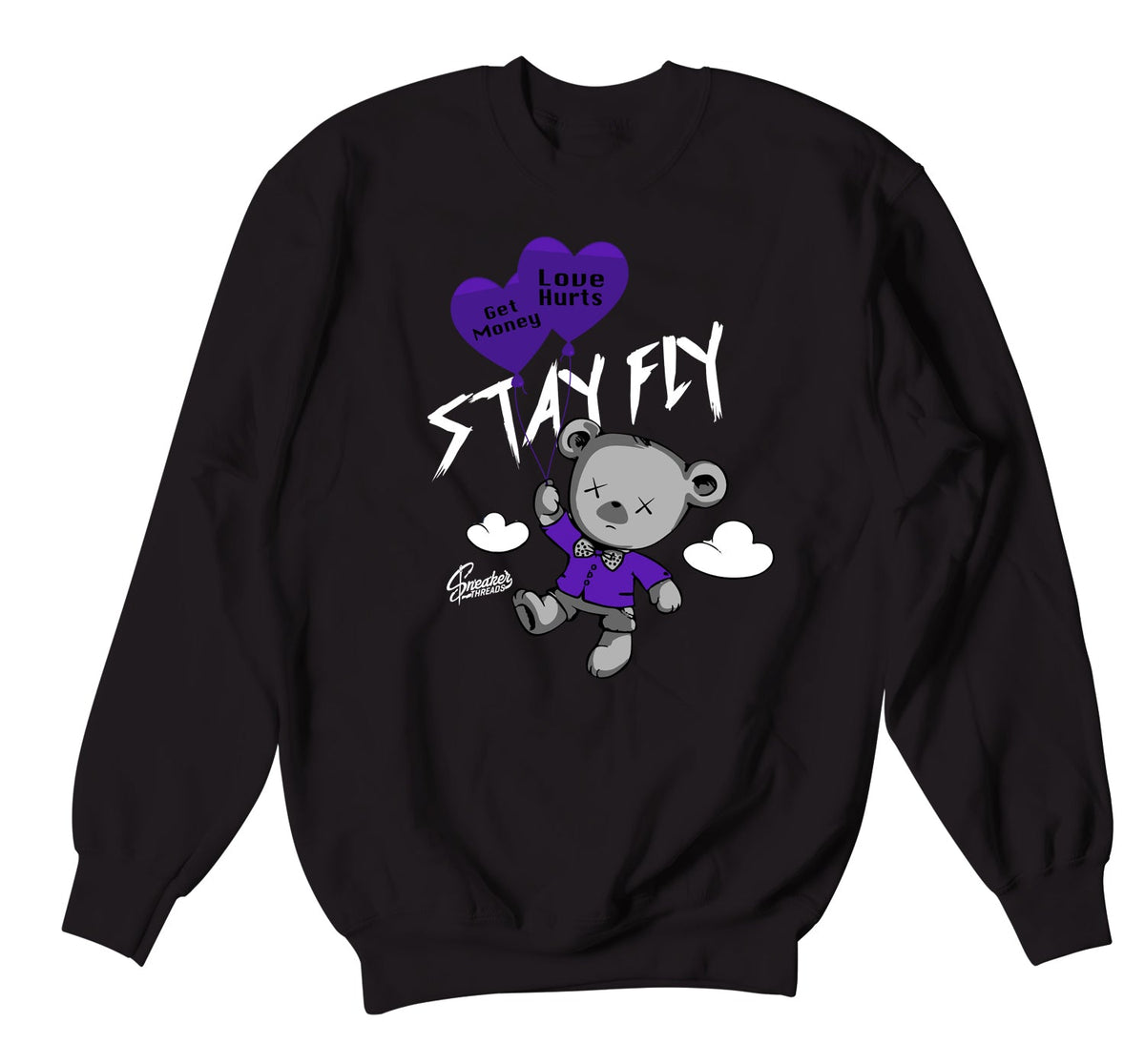 Retro 12 Dark Concord Money Over Love Sweater