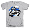 Retro 3 Blue Cement ST Palms Shirt