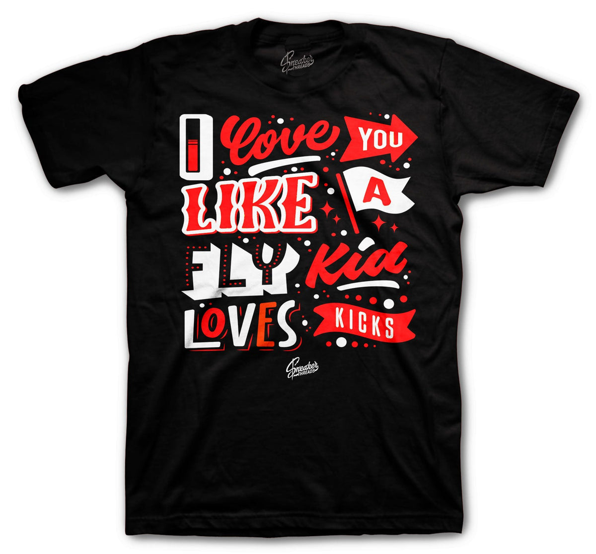 Retro 4 Fire Red Love Kicks Shirt