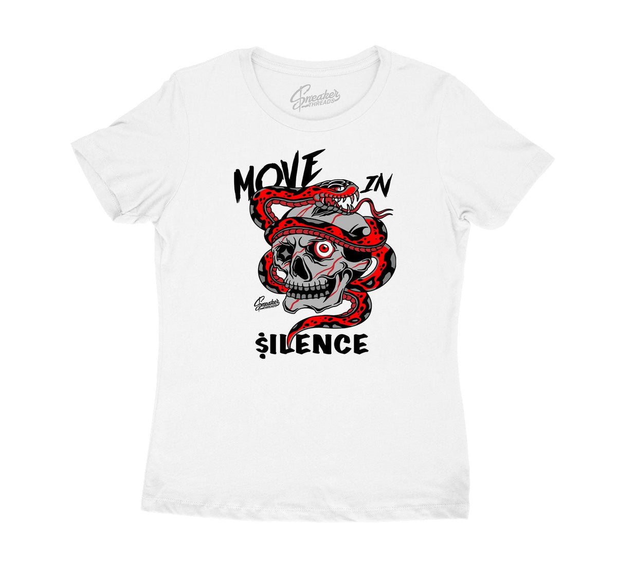 Womens - Satin Snake 1 Move In Silence Shirt