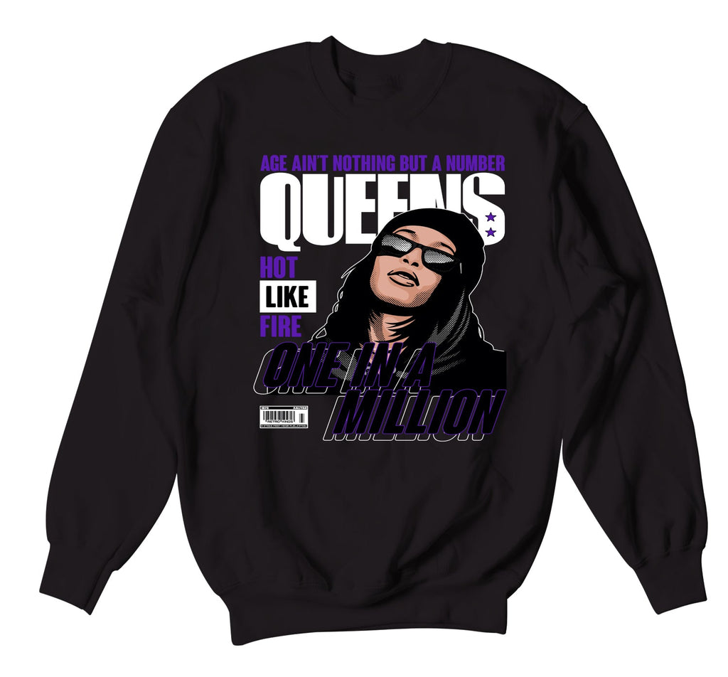 Retro 12 Dark Concord Queens Sweater