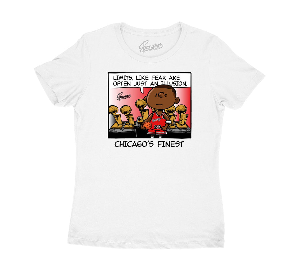 Womens - Fire Red 4 Chicagos Finest Shirt