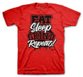 Retro 4 Fire Red Repeat Shirt