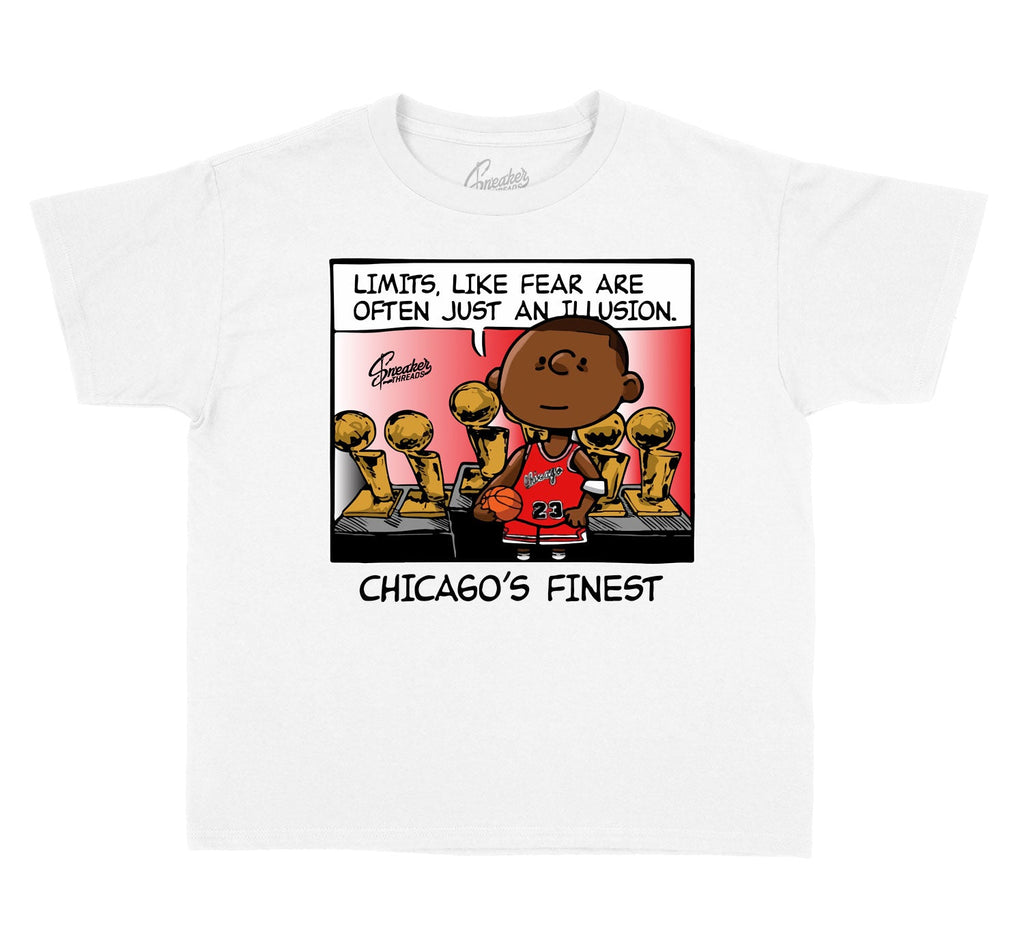 Kids - Fire Red 4 Chicagos Finest Shirt