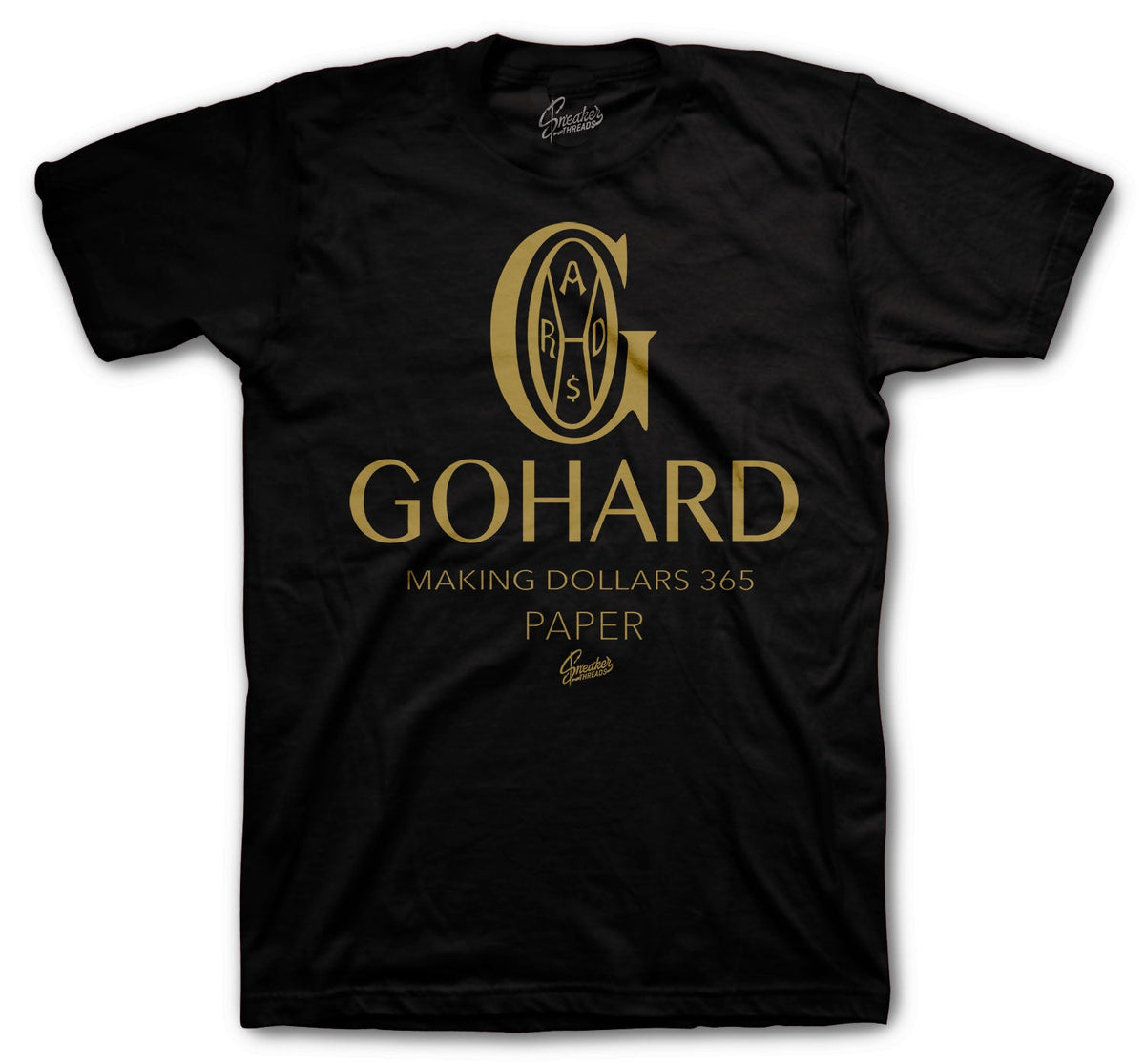 Retro 1 Black Gold Go Hard Shirt