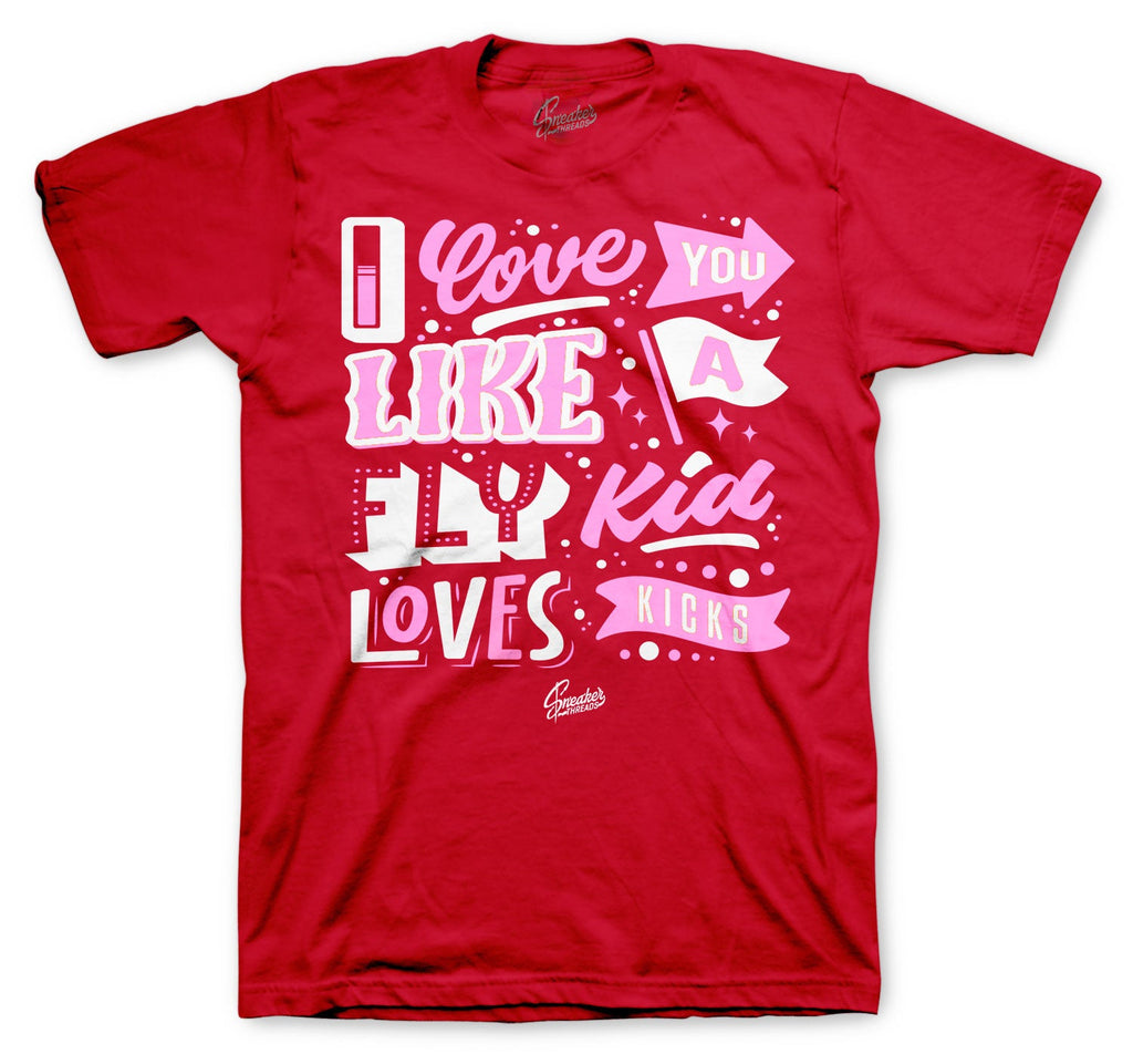 Retro 5 Pink Foam Love Kicks Shirt