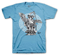 Retro 9 University Blue Saint Michael Shirt