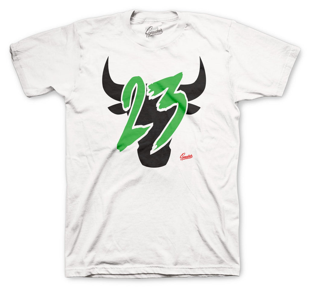 Retro 1 Lucky Green Toro Shirt